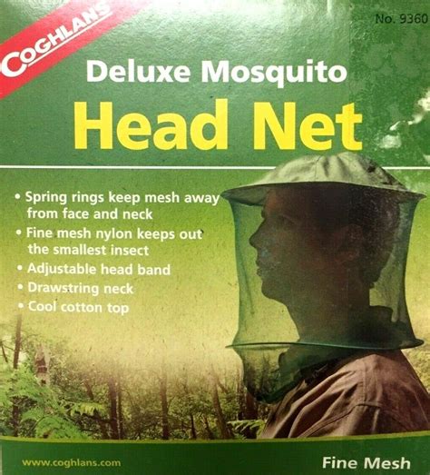 Coghlans 9360 Deluxe Mosquito Head Net 9 In H X 45 In W X 1125 In