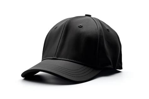 Premium Ai Image Black Cap Isolated On White Background