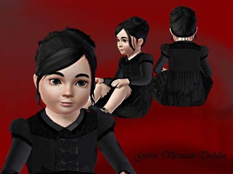 Sylvanes Gothic Victoriandress Toddlertd Sims 4 Toddler Clothes