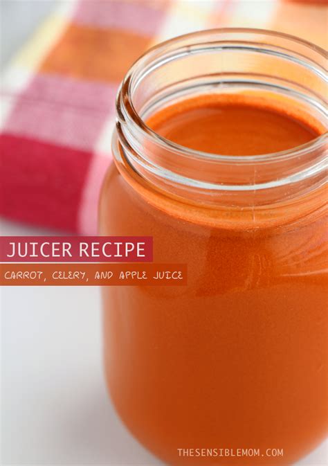apple carrot juice celery juicer recipe recipes deliciously healthy