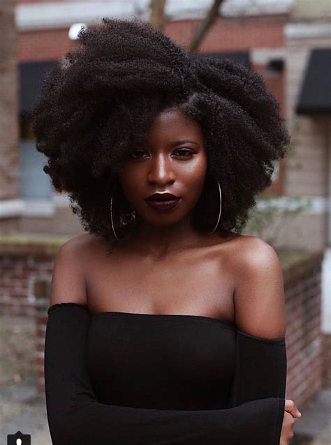 Natural Hair Beauty Dark Skin Beauty Beautiful Black Women Black Girls Hairstyles Afro