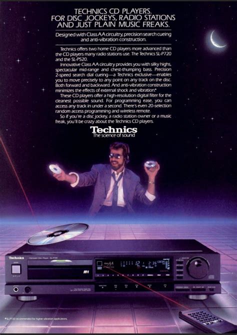 Technics Cd Players 1987 Ad Hifi Audiovideo Magazines Special Cd