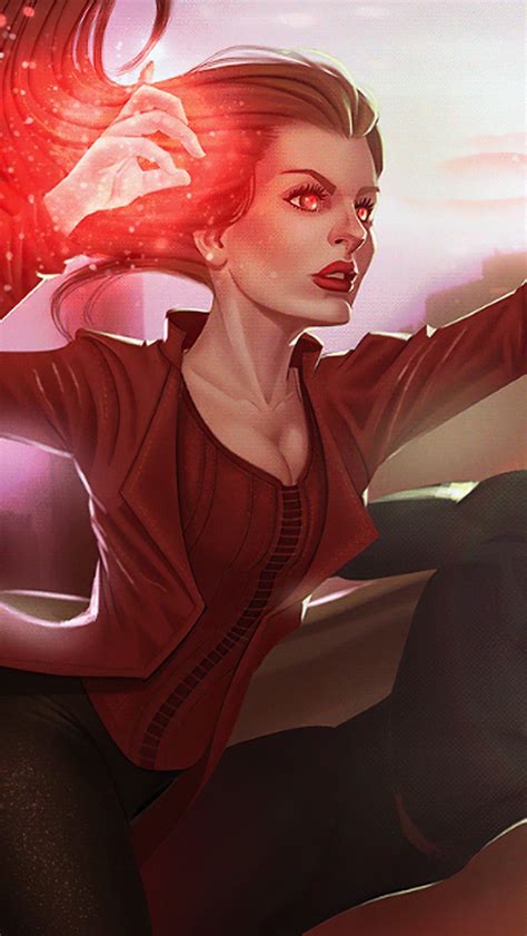 640x1136 Scarlet Witch And Vision Wanda Maximoff 4k Iphone 55c5sse