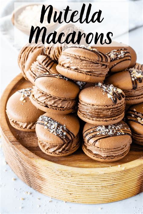 Nutella Macarons With Video Recipe Nutella Macarons Macaron