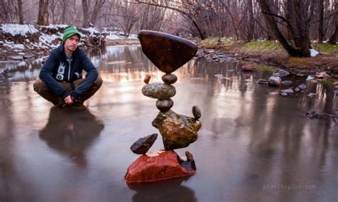 Amazing Rock Balancing Stone Stacking Art By Michael Grab Strange Sounds