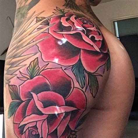 Share More Than 77 Floral Butt Tattoo Incdgdbentre