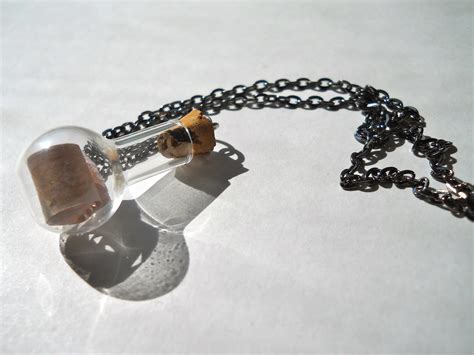 The Metric Child Diy Message In A Bottle Necklace