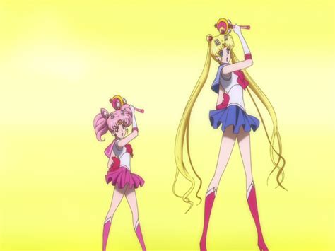 Image Sailor Moon Crystal Sailor Moon And Sailor Chibi Moon In The
