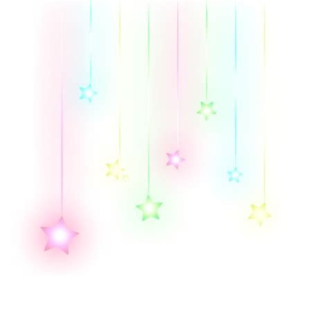 Freetoedit Ftestickers Stars Hanging Neon Sticker By Pann70