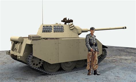 Sketchup Power 草圖力量 E10 Leopard Paper Tank 計劃戰車