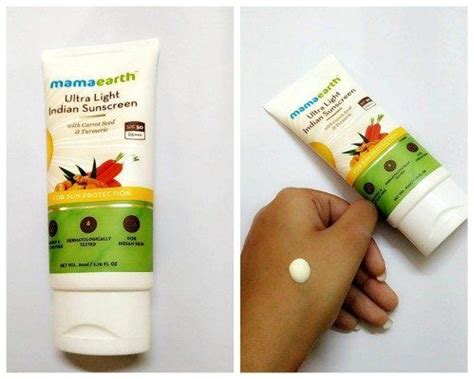 Mamaearth Ultra Light Indian Sunscreen Review Artofit