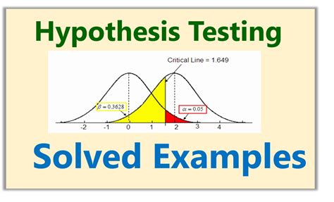 Hypothesis Testing Solved Examplesquestions And Solutions The