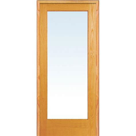 Mmi Door 335 In X 8175 In Classic Clear Glass 1 Lite Unfinished