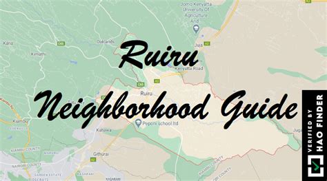 Ruiru Town Neighborhood Guide Houses For Rent And Travel Guide In