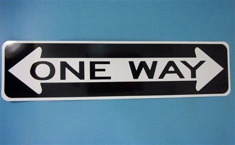 Crazy One Way Street Sign 6 X 24 Aluminum Street Sign Made In The Usa