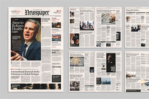 Newspaper Template Brandpacks