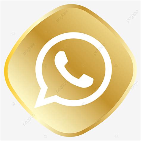 Golden Whatsapp Icon Whatsapp Logo Royal Golden Icon Set Png And
