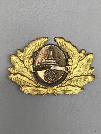 German Veterans Association Visor Cap Badge I Ww2 German Militaria