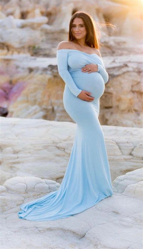 Maternity Dress Maternity Dress For Photoshoot Long Sleeve Maternity