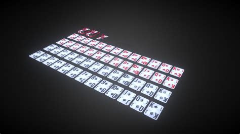free playing cards 3d model by 1poly [cc5d7fd] sketchfab