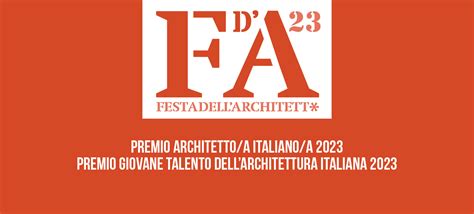 Premi Architettoa Italianoa E Giovane Talento 2023 Architetti Savona