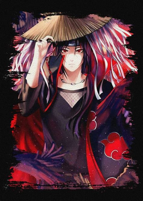 Uchiha Sasuke Metal Poster Print Lony Cocai Displate In 2021