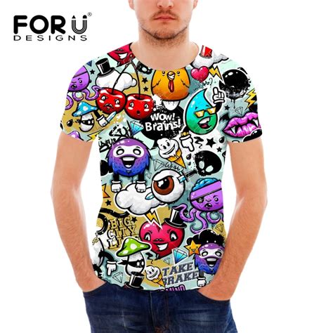 Forudesigns Wholesale Interesting T Shirt Free Style Design Elastic
