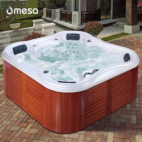 5 person acrylic whirlpool massage bathtub outdoor spa hot tub with jacuzzi china bathtub and