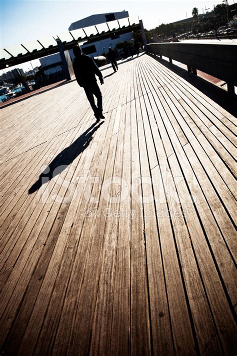 Walking On Dock Stock Photo Royalty Free Freeimages