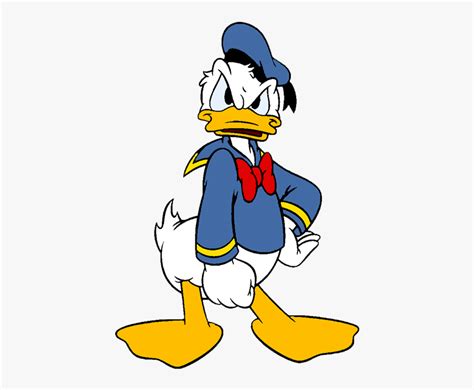 Donald Clip Art Disney Galore Peeved Donald Duck Angry Face Free