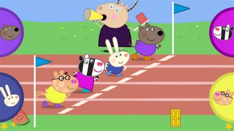 Peppa Pig Summer Sports Day Race Youtube