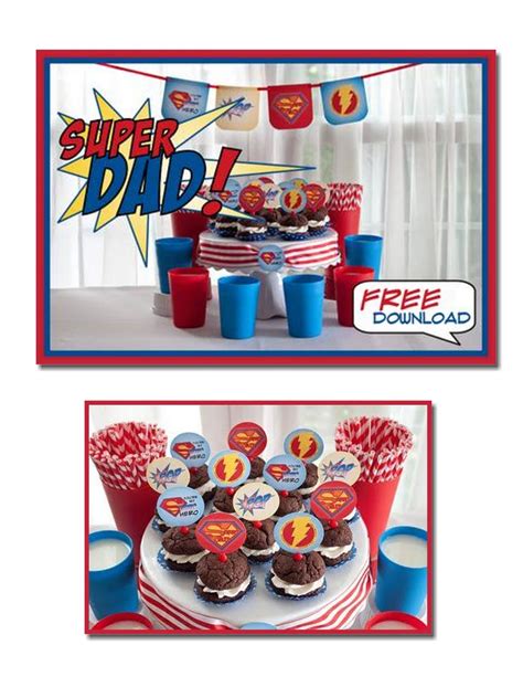 See more ideas about fathers day cake, cake, cupcake cakes. It's Written on the Wall: Father's Day Party - Super Dad ...