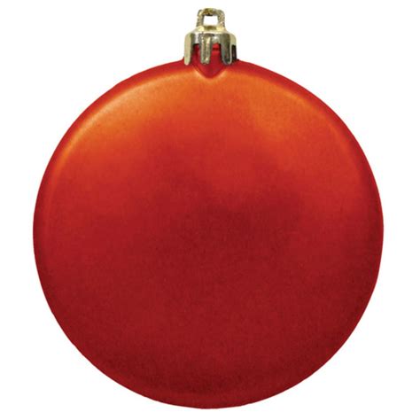 Promotional 3 Satin Finish Flat Shatterproof Ornament Personalized With