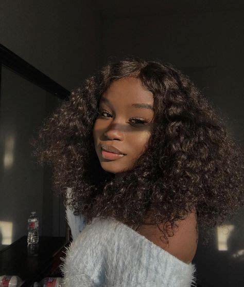 Baddiepins123♡ B A D D I E S In 2019 Dark Skin Girls Curly Hair