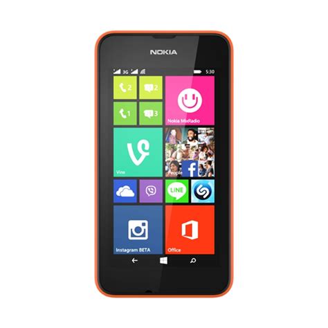 Nokia Lumia 530 Dual Sim Orange Mobile And Smartphone Nokia Sur