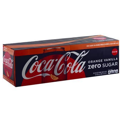 Orange Vanilla Zero Sugar Coca Cola 12 X 12 Fl Oz Delivery Cornershop