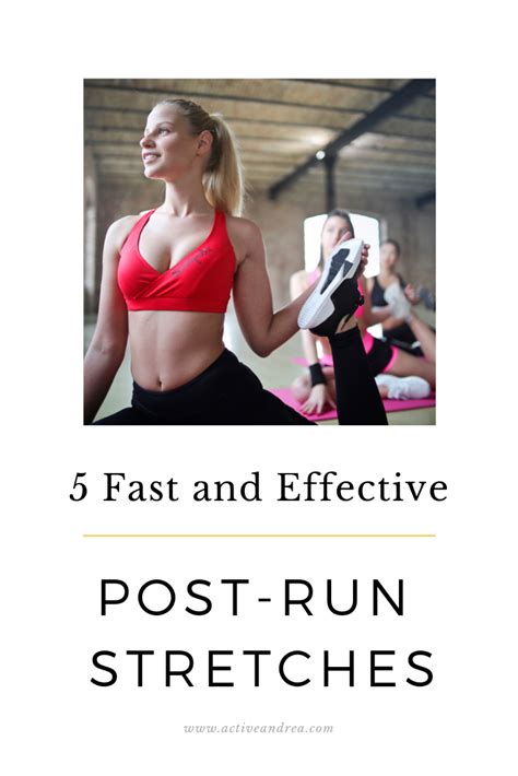5 Fast And Effective Post Run Stretches Post Run Stretches Running How To Run Faster