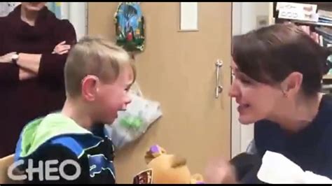 Emotional Moment As 4 Year Old Hears His Moms Voice For The First Time