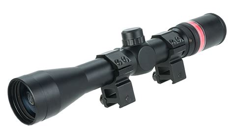 Center Point Tactical 1 4x20 Red And Green Illuminated Rifle Scope