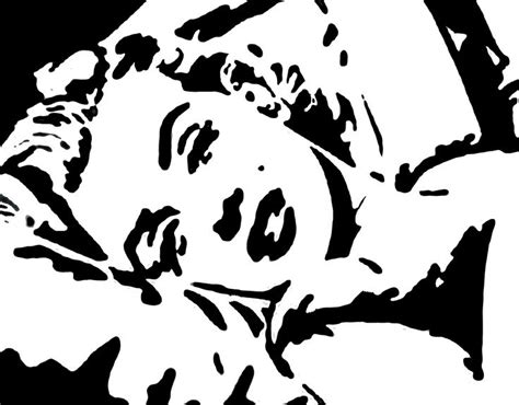 Marilyn Monroe Stencil