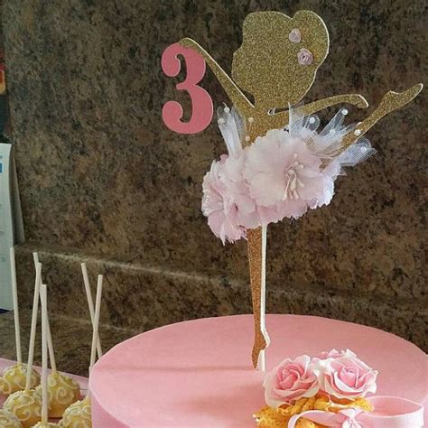 Ballerina Cake Topper Ballerina Birthday First Birthday 1st Ballerina Decorations Pi