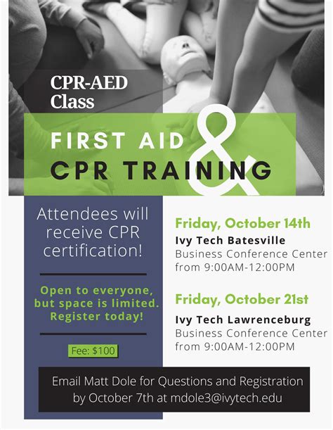 Cpr Aed Class First Adi And Cpr Training Batesville Area Chamber Of