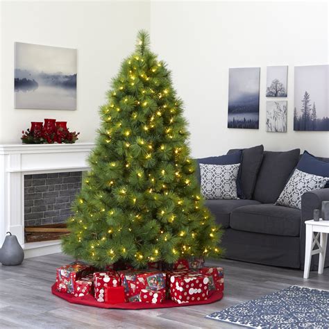 65 Green Scotch Pine Artificial Christmas Tree With 350 Clear Led
