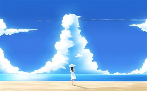 Anime Sky Wallpapers Wallpaper Cave