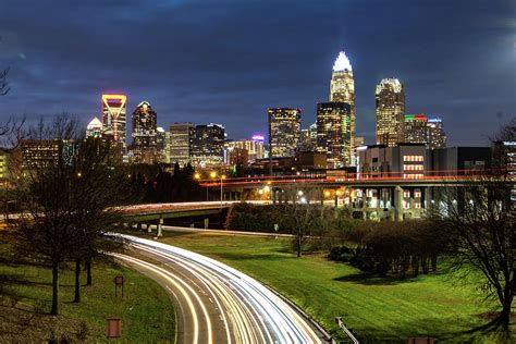 Downtown Of Charlotte North Carolina Skyline Photograph By Alex