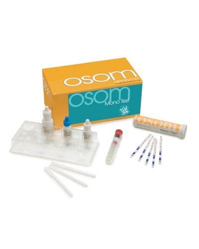 Mononucleosis Test 20 Per Box 145 Osom Mono Test Kit Merit