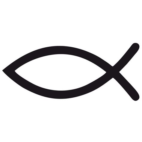 Der Fisch Das Symbol Des Christlichen Glaubens Als Deko Wall Art De