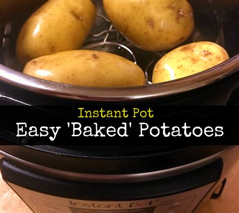 Place the stainless steel trivet inside the instant pot. Instant Pot Baked Potatoes - Aunt Bee's Recipes