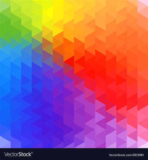 Rainbow Geometry Background Royalty Free Vector Image