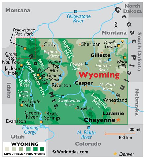 Map Of Counties In Wy World Map
